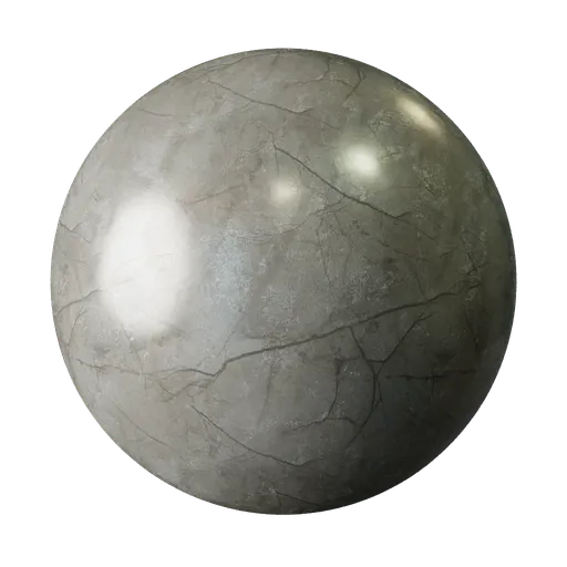 High-quality 2K PBR Marble Texture for 3D models in Blender and similar software, perfect for realistic surface detailing.