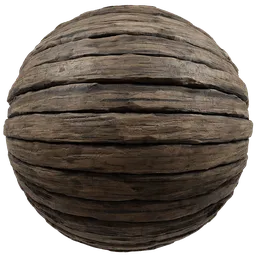 Realistic texture seamless PBR Boards for Blender 3D, ideal for creating detailed medieval wooden surfaces.