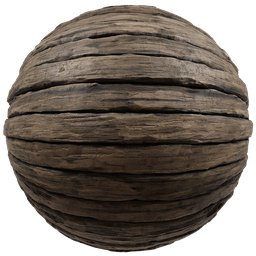 Realistic texture seamless PBR Boards for Blender 3D, ideal for creating detailed medieval wooden surfaces.