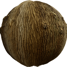 High-quality Bark Brown PBR texture by Rob Tuytel for 3D modeling and rendering in Blender and similar software.