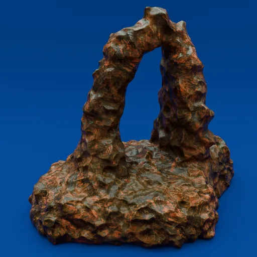 Stylized cliff