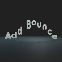 Procedural Bounce Motion for Any Object