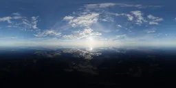 Cloudy Day Landscape Sky