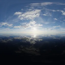 Cloudy Day Landscape Sky