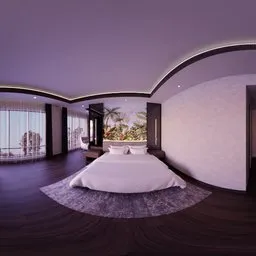 Hotel Suite Bedroom Morning