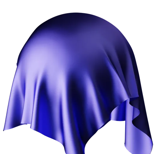 Dark Blue Fabric Satin