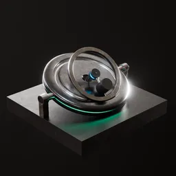 Futuristic Loop Animation with Rings