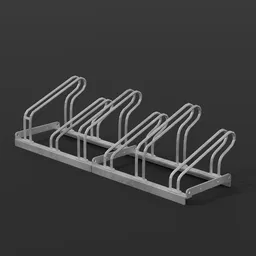 Low Poly Bike Rack