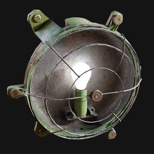 Industrial Bulkhead Cage Light OpenFace