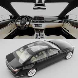 BMW 740i 2017(Rigged)