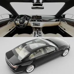 BMW 740i 2017(Rigged)