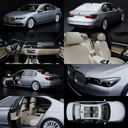 BMW 740i 2017(Rigged)
