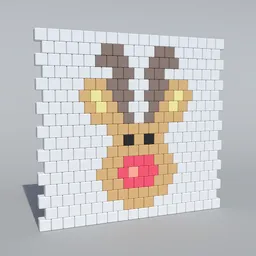 Rudolph Brick Wall Decoration