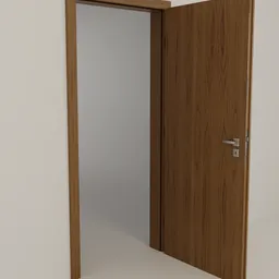 Flat door