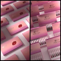 Liquid lipstick with box shot