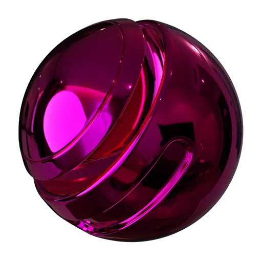 Polished Magenta Metal