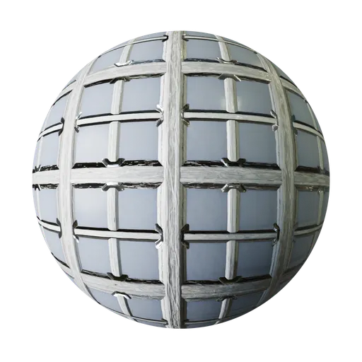 White Architectural Tech Lattice