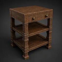 Classic Wooden Side Table