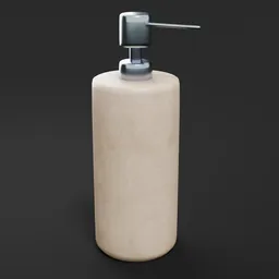 Beige Soap Dispenser