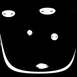 Black white studio light