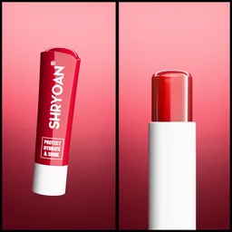 Gel lip balm opening shot