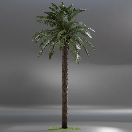 Dactylifera Palm Tree animated