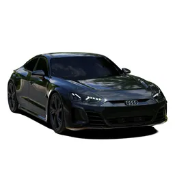 Luxury Electric Car – Black