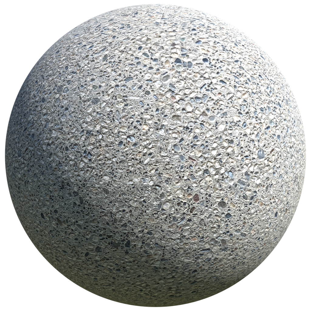 PBR Large Aggregate Concrete | FREE concrete materials | Blendkit