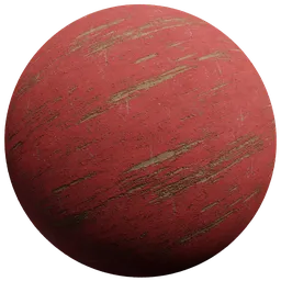 High-resolution 4K PBR Chipped Paint Wood texture for 3D modeling and rendering in Blender and other software.