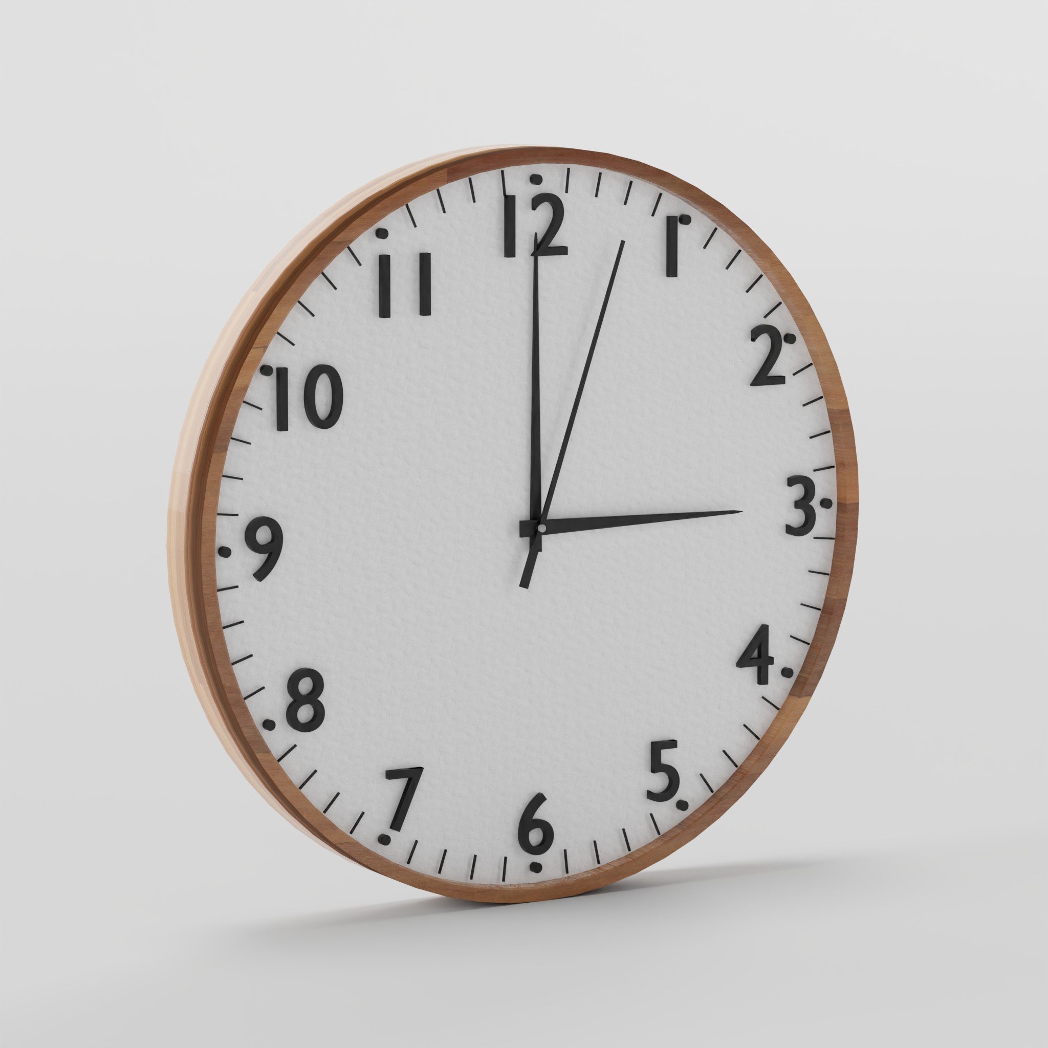 -FREE- Wall Clock | FREE Clocks models | BlenderKit