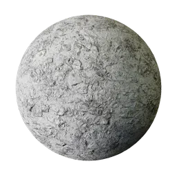 Rock covered by snow