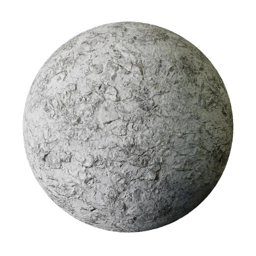 Rock covered by snow