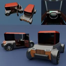 Concept styled single seat commuter