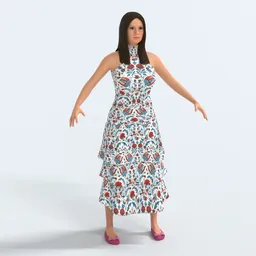 Ava Character Rigged