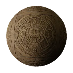 Mayan Aztec Sun Stone