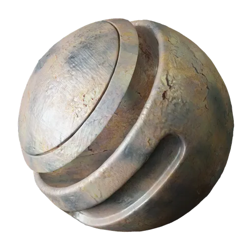 High-resolution 2K Rust Metal PBR texture for realistic 3D rendering in Blender, ideal for corroded metal surfaces.