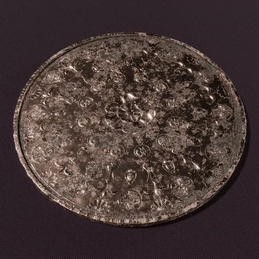 Detailed copper coin 3D model with textures, Blender zBrush Substance Painter work.