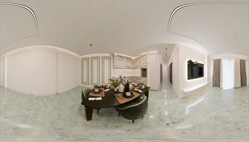Modern Dining and Living Interior
