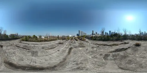 Ground building bluesky sunshine
