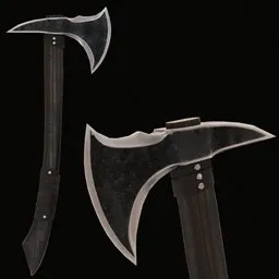 Medieval Battle Axe