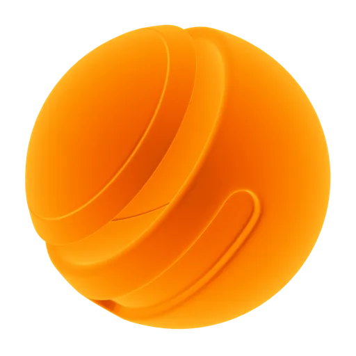 Orange Translucent Lamp Material