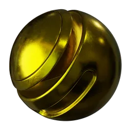 Polished Gold Metal