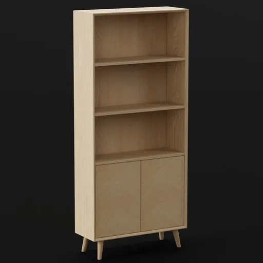 Oak Display Cabinet