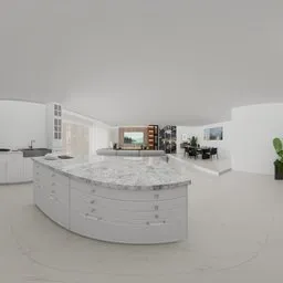 Kitchen Living Room HDRI