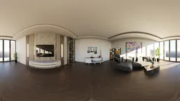 Modern Living Room Sunlight