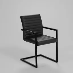 Industrial Leather Armchair