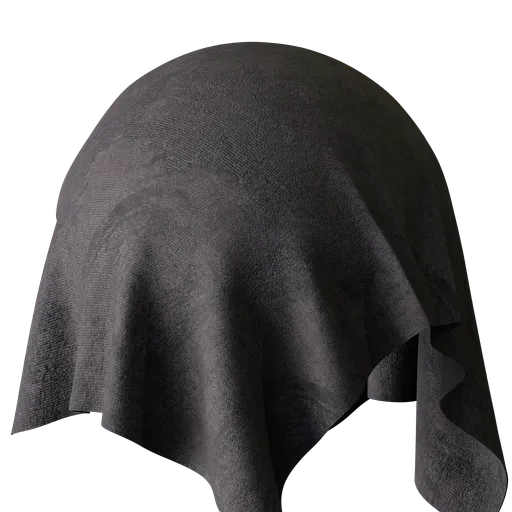 High-resolution brown fabric PBR texture for 3D rendering in Blender and other software.