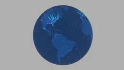 Earth Global Connectivity Visualization