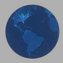 Earth Global Connectivity Visualization