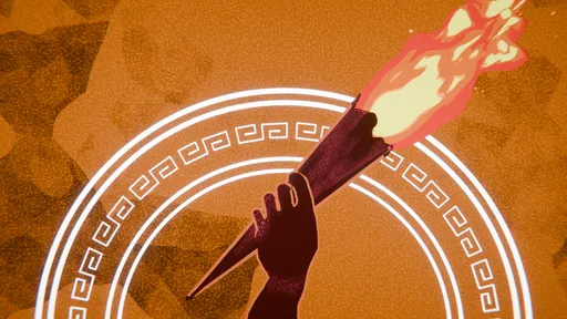 Stylized Flaming Matchstick